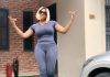 Angela Okorie Steps Out Showing Massive Cleavage