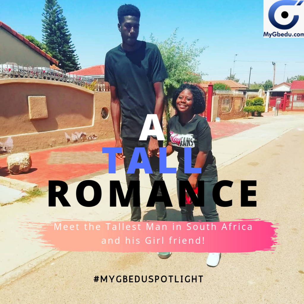 A TALL ROMANCE: Meet the Tallest Man in South Africa and his Girl friend!
