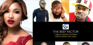 The Beef Factor: 7 Nigerian Celebrities That Allowed Hatred To Destroy Their Careers