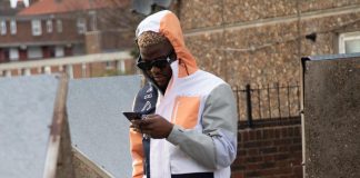 Skales On The Phone With Legendary Bobby Brown