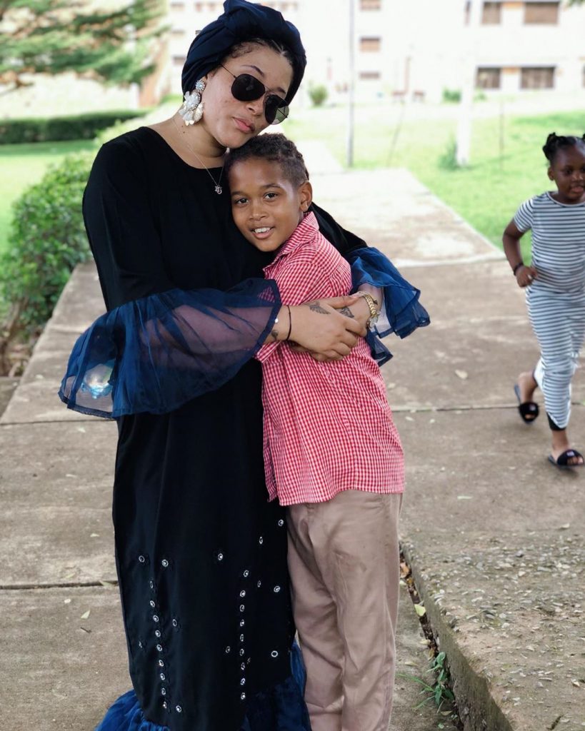 Nollywood Actress Adunni Ade Son In Tears, As He Wishes Mum A Happy Birthday