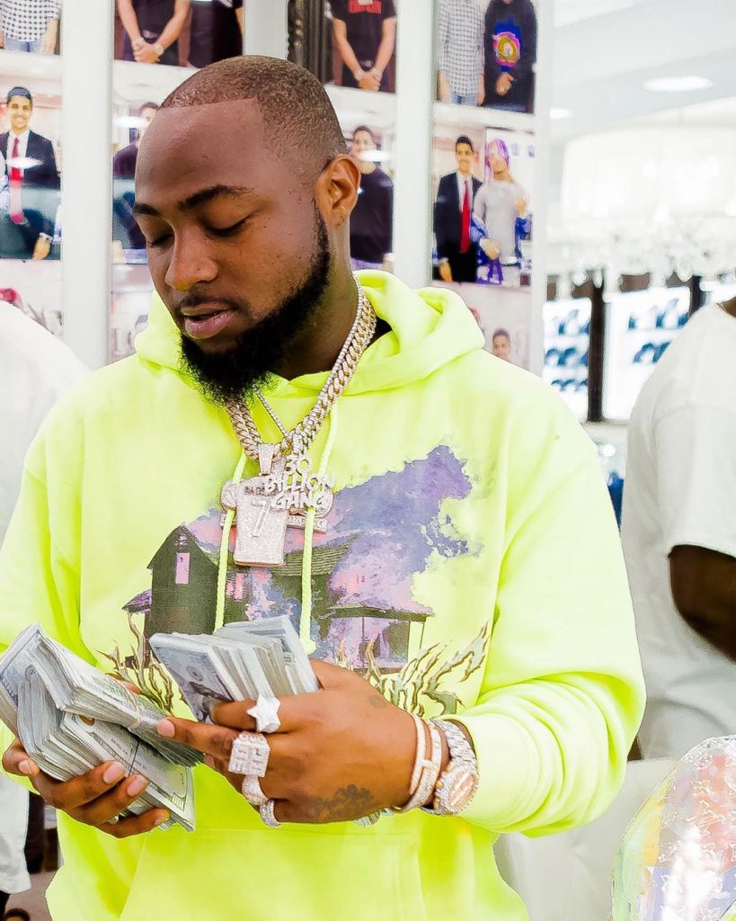 Davido Tops Instgram Rich List In Nigeria And Second In Africa