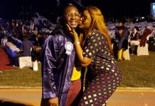 Omotola First Son, Captain E Graduates From The University