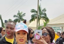Tonto Dikeh Lead A Team Of Protesters To Seek Justice For Little Khloe (Videos)