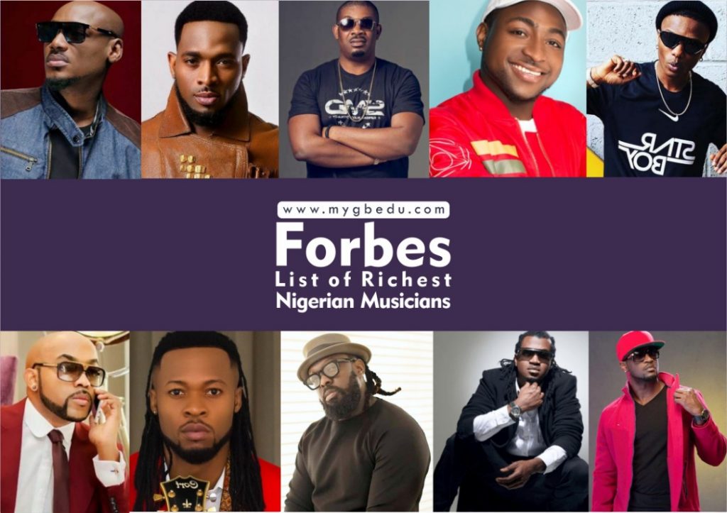 Top 10 Richest Musicians In Nigeria 2019 And Net Worth (According To Forbes) Top 10 Richest Musicians In Nigeria 2019 And Net Worth (According To Forbes)