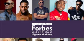 Top 10 Richest Musicians In Nigeria 2019 And Net Worth (According To Forbes)