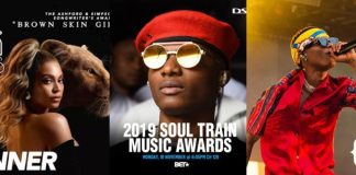 Fans Set Twitter On Fire, As Wizkid Sets A New Record To become The First African To Win The, Soul Train Award